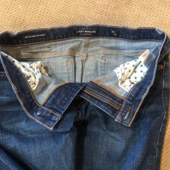 Lucky Brand 329 Classic Straight Denim Jeans Men - Picture 3 of 4